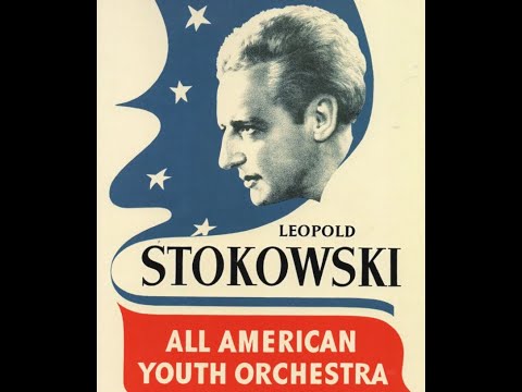 Stokowski conducts Schubert "Unfinished" Symphony - All-American Youth Orchestra (1941)