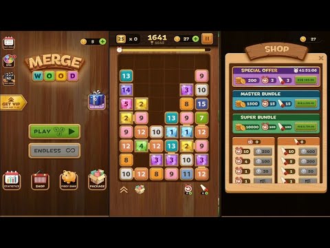 Merge Wood (Merge Wood: Block Puzzle) by LIHUHU - offline puzzle game for Android and iOS - gameplay - YouTube