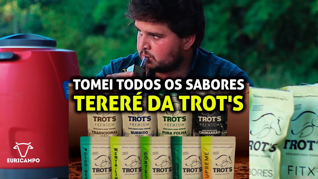 Experimentei todos os SABORES de Tereré da TROT'S | Veja como preparar o seu Tereré em casa.