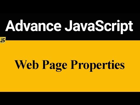Web Page Properties in JavaScript Hindi