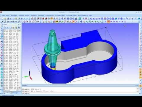 2.5D-Taschenfräsen am 3D Modell 