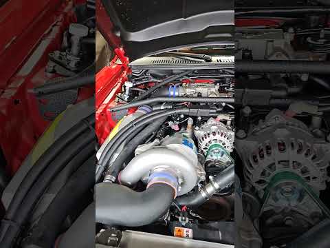 2004 Ford Mustang GT Vortech v2 supercharger kit with cooler installed..
