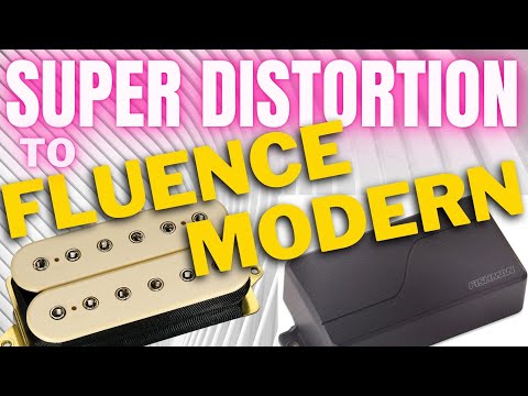 FISHMAN FLUENCE MODERN GUITAR PICKUP FROM DIMARZIO SUPER DISTORTION COMPARISON/REVIEW