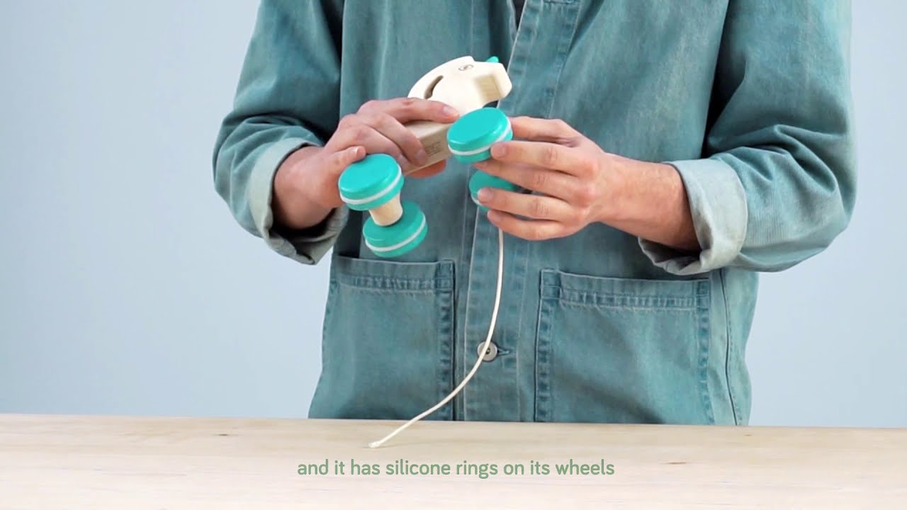 Bajo Drevený ťahací jednorožec