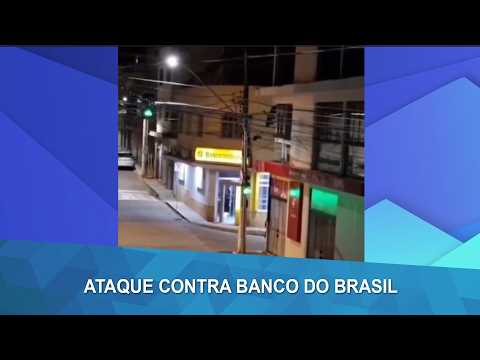 Ataque a banco em Guidoval ocorre ao lado de quartel da PM na Zona da Mata