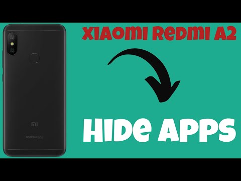 Xiaomi Redmi A2 Plus Hide apps || How hide apps || Apps Display settings