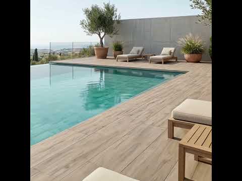 Dalle extérieur effet bois Sequoia 2.0 maple R11 30x120 cm