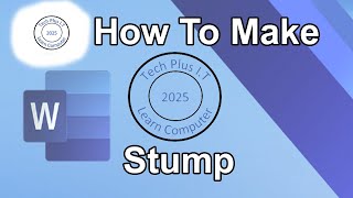 how to make stump in ms word easy way Tech Plus I.T