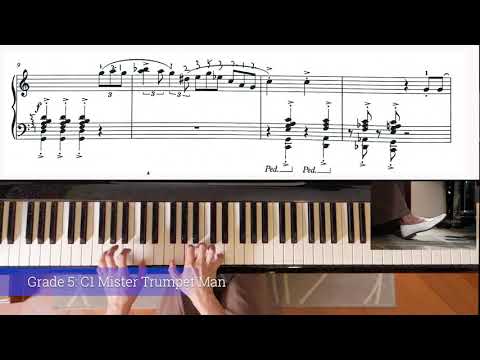 ABRSM 2021/2022 Grade 5: C1 Mister Trumpet Man by William Gillock #abrsmpianoexam