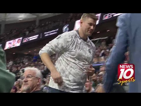 Tom Izzo comments on Paul Davis' ejection from Michigan State's win over USC Monday night