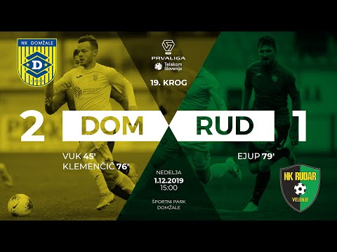 19.krog: Domžale - Rudar 2:1 ; Prva liga Telekom Slovenije 2019/2020