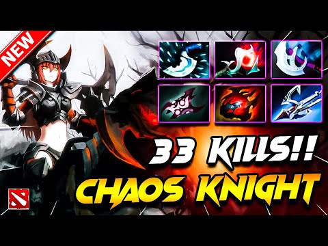Dota 2 CHAOS KNIGHT Gameplay | x33 Kills + Ultra Kills Chaos Knight DOTA 2 Carry Build Gameplay 7.39