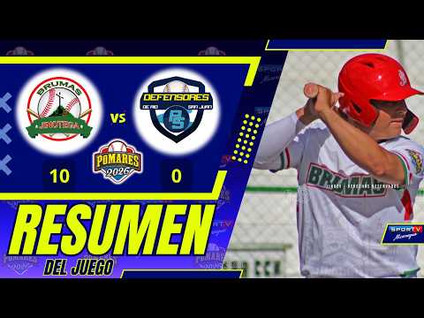 Brumas de Jinotega vs Rio San Juan Juego 1 Pomares Nicaragua 11 04 2026