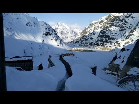 Early Morning Scene at Grimsel Hospiz April 2021