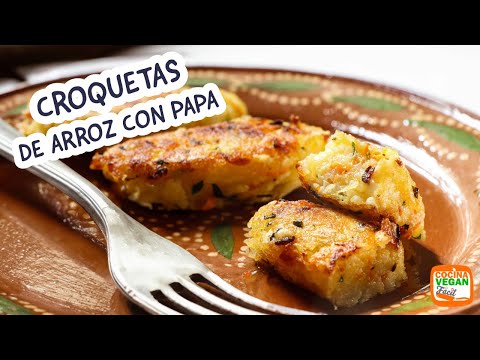 Si tienes arroz en la despensa o en el refrigerador, tienes que hacer estas croquetas.