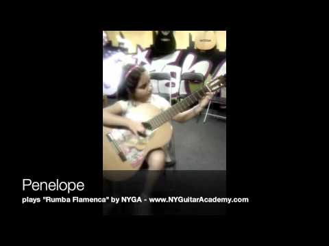 Penelope - 6 years old performing "Rumba Flamenca" by NYGA
