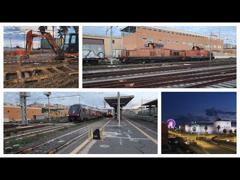 Civitavecchia tra passato e presente: treni Regionali, il binario perduto, il lungomare ed il porto