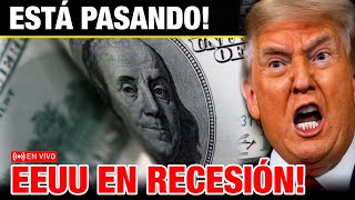 La PEOR PESADILLA de TRUMP: El DÓLAR CAE y la RECESIÓN LLEGA