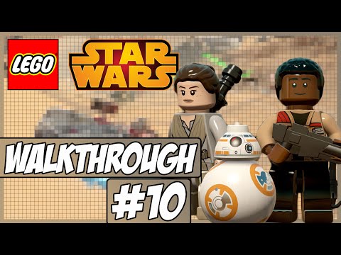 LEGO Star Wars: The Force Awakens Walkthrough Ep.10 w/Angel - The End!