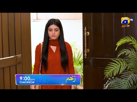 Zakham Episode 37 Promo | Sehar Khan | Aagha Ali | Tomorrow at 9:00 PM only on Har Pal Geo