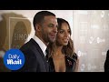 Rochelle Humes Cuddles Up To Marvin At Music Industry Awards Daily Mail