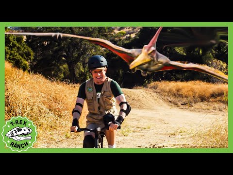 The Super Speed Dino Bike | T-Rex Ranch Adventures | Kids Songs | Moonbug Kids