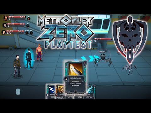 Metroplex Zero: Sci-Fi Card Battler - Playtest Version - A Wonderful Deckbuilder In The Making
