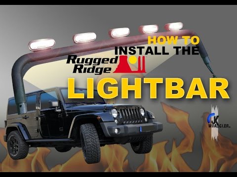 Jeep Wrangler JK | How to install the Lightbar (RuggedRidge)
