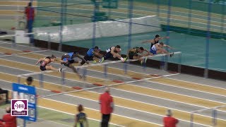 Aubière 2018 : Finale 60 m haies Espoirs M (Wilfried Happio en 7''82) Aubière 2018 : Finale 60 m haies Espoirs M (Wilfried Happio en 7''82)