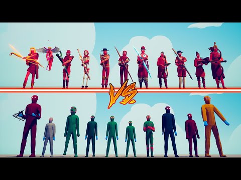 ARCHER TEAM vs ZOMBIE TEAM - Totally Accurate Battle Simulator | TABS