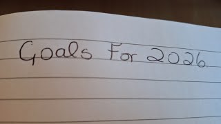 Goals for 2026: did i achieve goals for 2025 ? 10/01/2026
