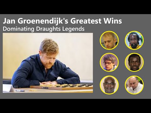 Jan Groenendijk's Greatest Wins | Dominating Draughts Legends