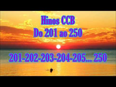 50 HINOS CANTADOS CCB - Do 201 ao 250