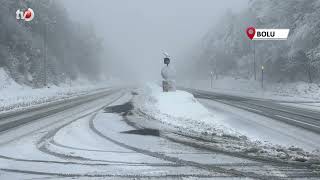 Bolu Dağı Geçişi Ağır Tonajlı Araç Geçişine Geliş Gidiş Açıldı