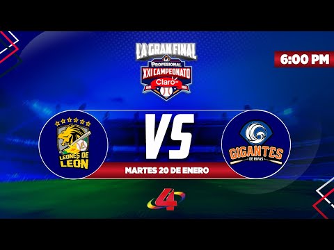 🏆 GRAN FINAL - Juego 7 - Leones de León 🆚 Gigantes de Rivas  | La Profesional 2025 - 2026 ⚾
