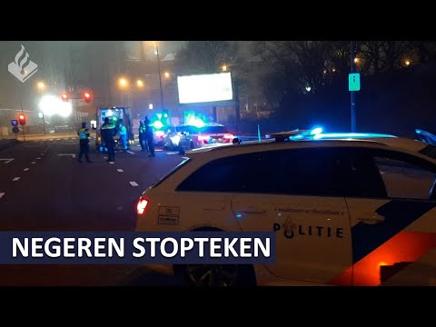 Politie achtervolging | bestuurder negeert stopteken | Dienst INFRA Noord-West