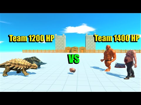 Same HP team competitions arbs animal revolt battle simulator