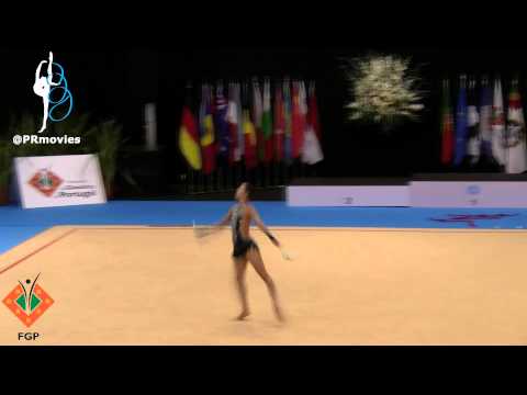 Viktoriya Gorbunova - KAZ - Maças (Clubs) - Qualification - WC of Lisbon 2013