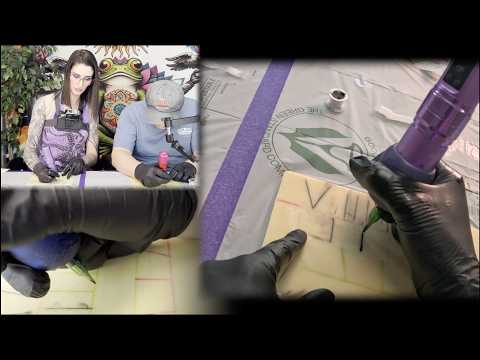 Tattoo Apprentice Lesson 2: How to Tattoo Straight Lines