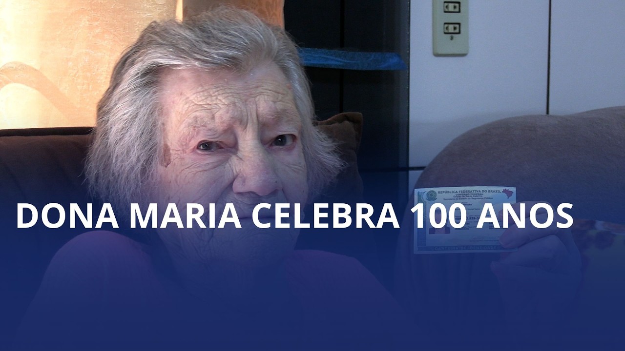 Dona Maria celebra 100 anos de idade