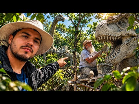 EL HOMBRE QUE CONSTRUYÓ SU PROPIO MUSEO DE DINOSAURIOS 🦖🌳🖼