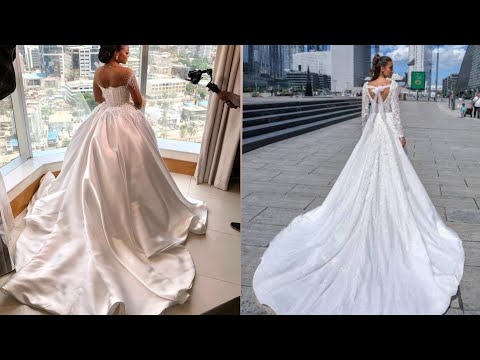 How to make a WEDDING DRESS TRAIN Pattern | Mermaid...