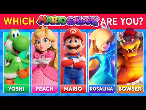Which SUPER MARIO GALAXY Character Are You? 🍄🎬 Super Mario Galaxy Personality Quiz