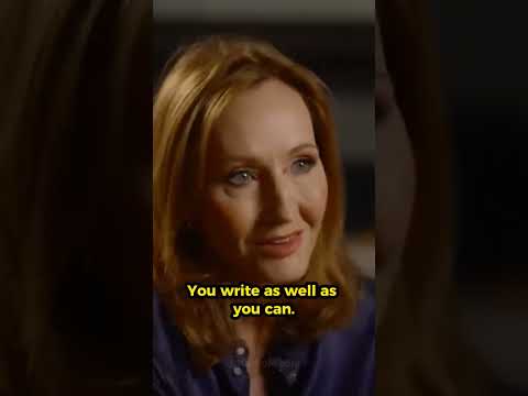 J.K. Rowling’s Advice for Aspiring Writers: Read, Write, and Find Your Own Path ✍️📚 #JKRowling