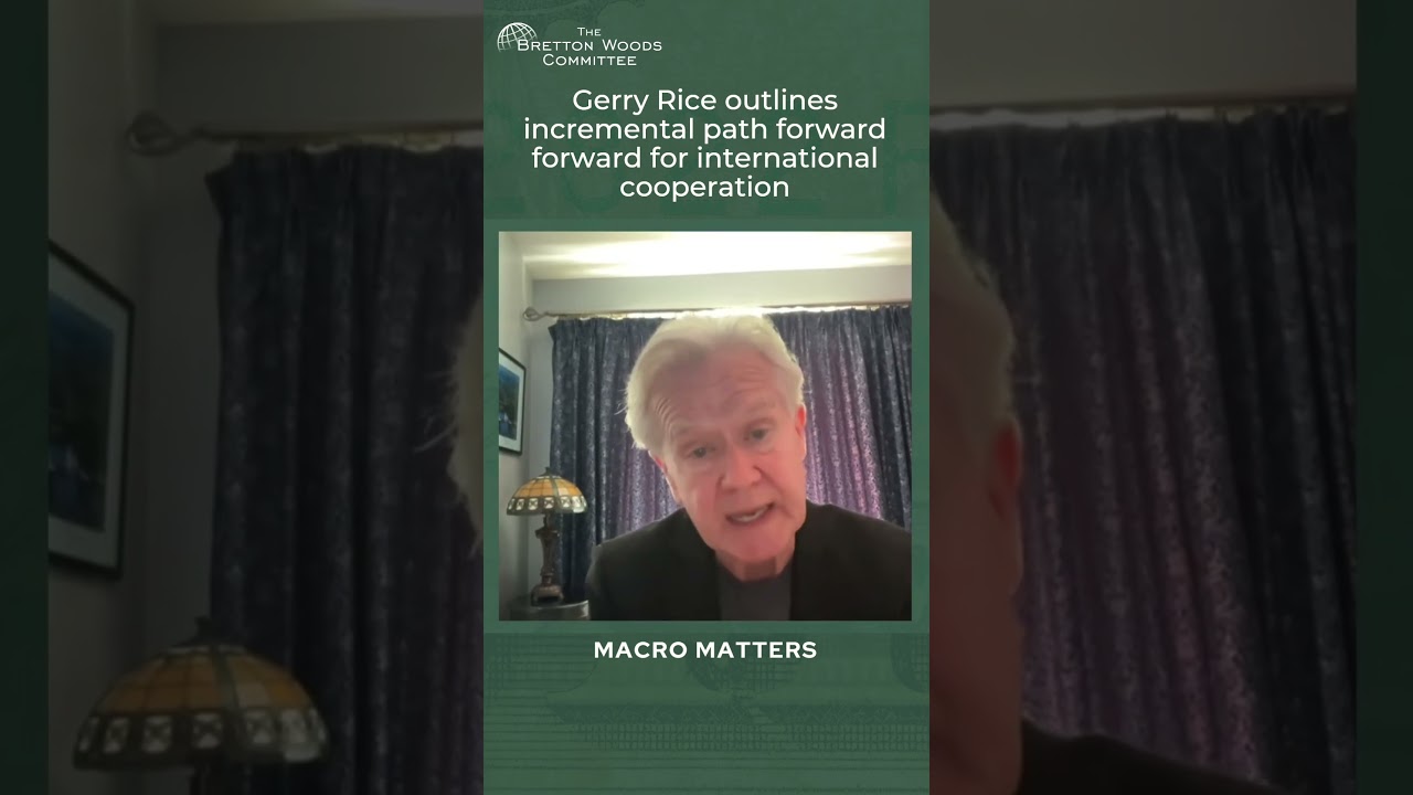 Gerry Rice outlines incremental path forward for international cooperation