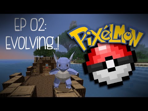 PixelLeague Pixelmon Server - Ep 02: Evolving..!