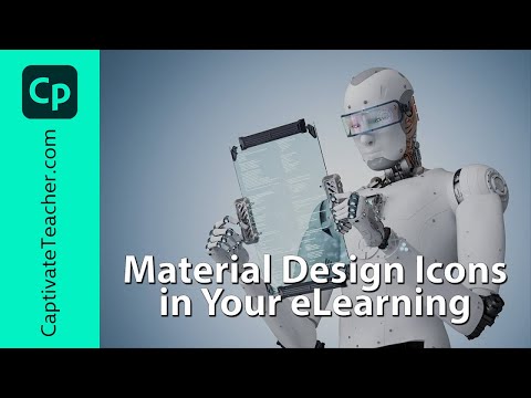 Material Design Icons in Your Adobe Captivate eLearning