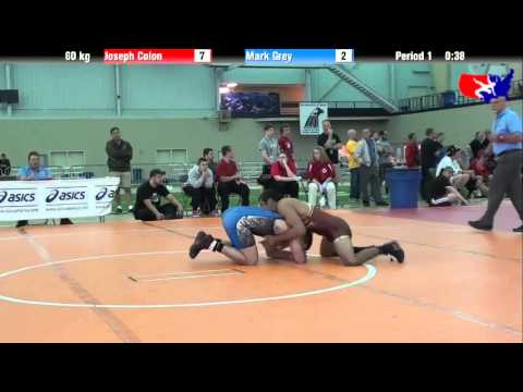Joseph Colon vs. Mark Grey at 2013 ASICS University Nationals - FS