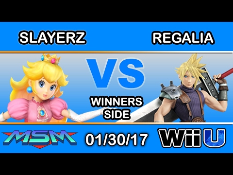 MSM 83 - SlayerZ (Peach) Vs. TIE GUTS | Regalia (Cloud) Winners Side - Smash Wii U