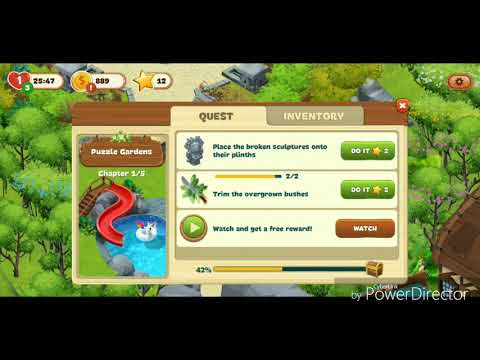 Lost Island Blast Adventure Story 8 ( Puzzle Gardens Day 1 )